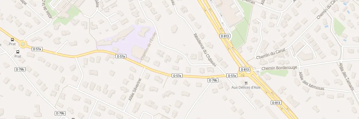 Plan du 43A Touja à Auzeville-Tolosane