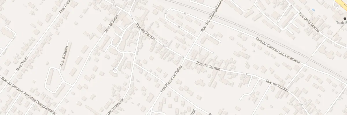 Plan du 133 Rue de Verdun à Vernon