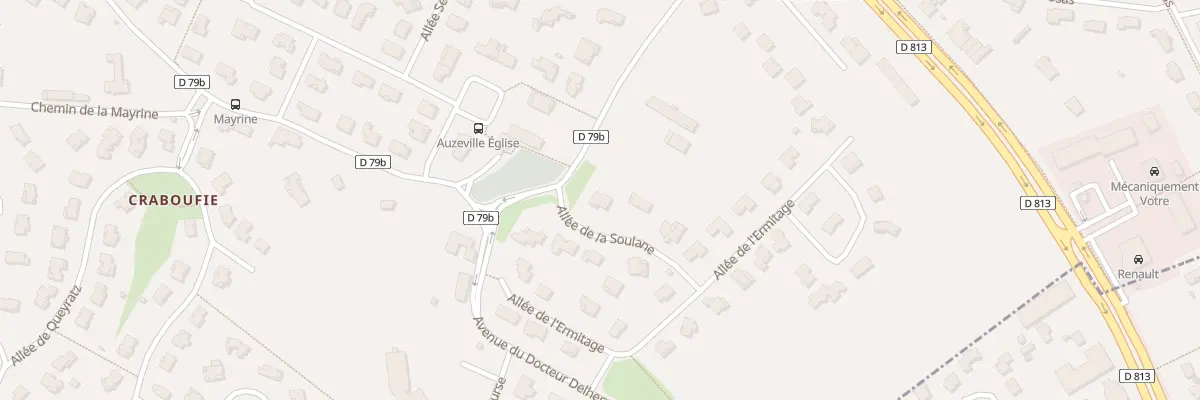Plan du 1 All de la Soulane à Auzeville-Tolosane