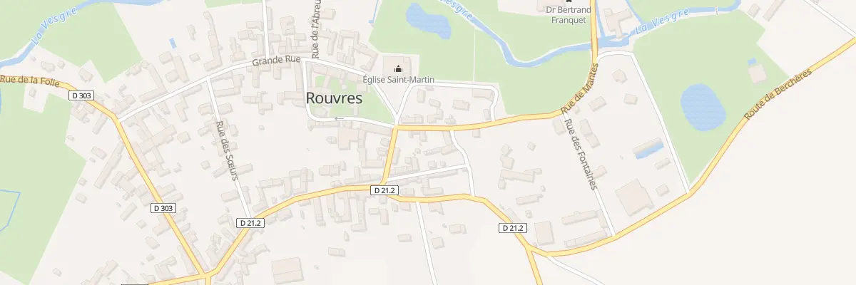 Plan du 2B Rue de Mantes à Rouvres