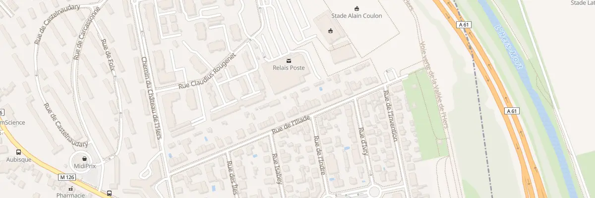 Plan du 51B Rue de l’Iliade à Toulouse