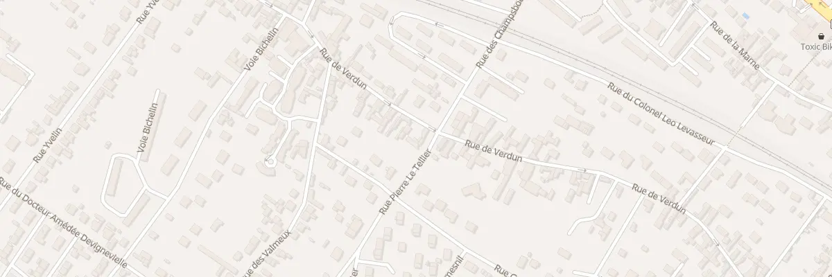 Plan du 129 Rue de Verdun à Vernon