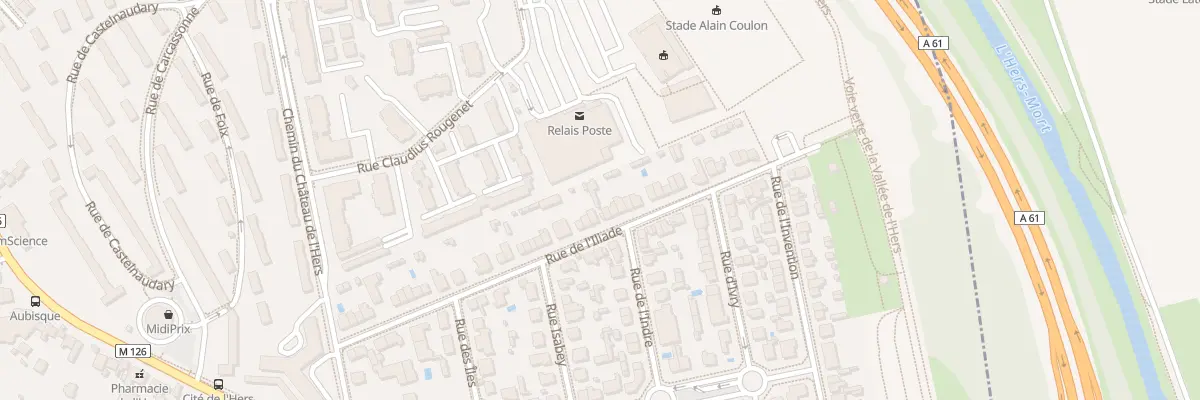 Plan du 51 Rue de l’Iliade à Toulouse