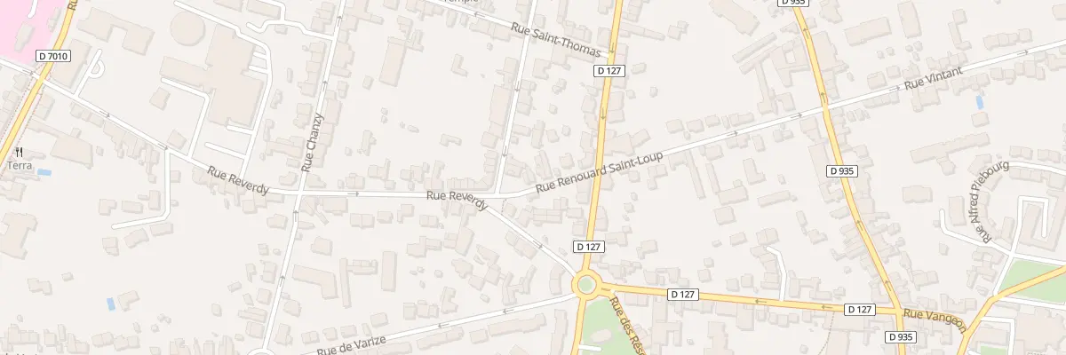 Plan du 28 Rue Renouard St Loup à Chartres
