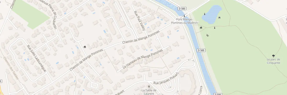 Plan du 38B Che de Mangepommes à Ramonville-Saint-Agne