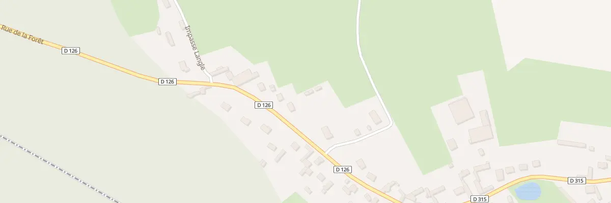Plan du 5076 Langle à Millebosc