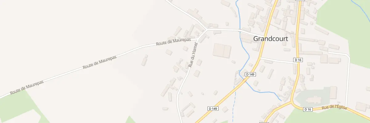Plan du 5080 Le Hamel à Grandcourt