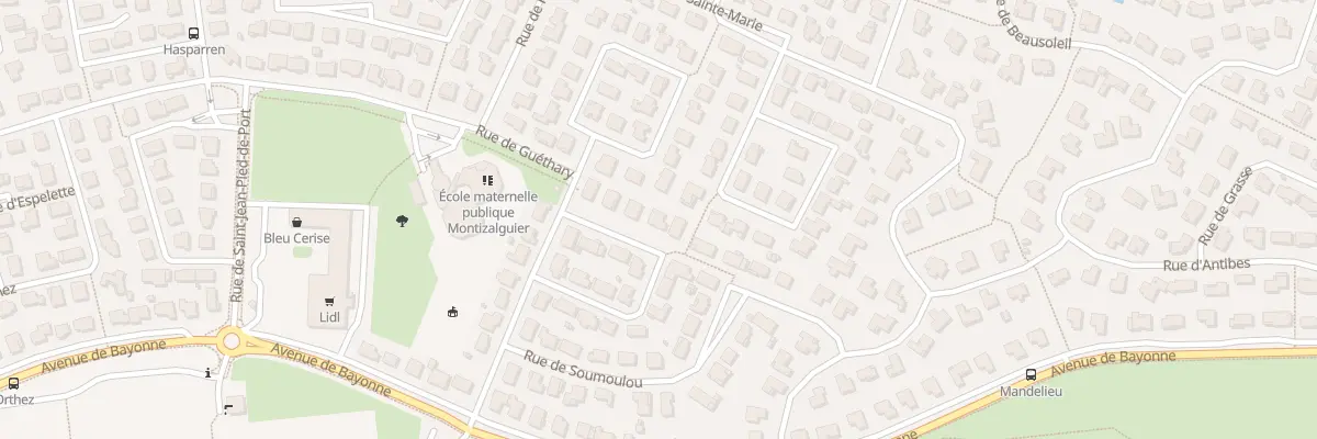 Plan du 22 Rue d’Arudy à L’Union