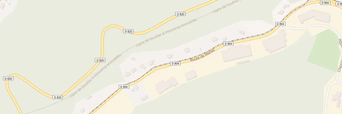Plan du 5100 Les Combes de Martel à Lachapelle-Auzac