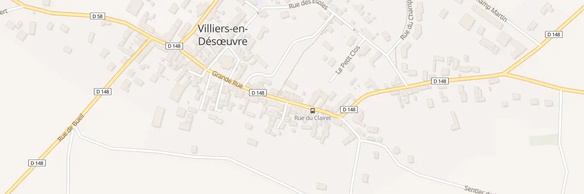 Plan du 26 Gr Grande Rue à Villiers-en-Désœuvre