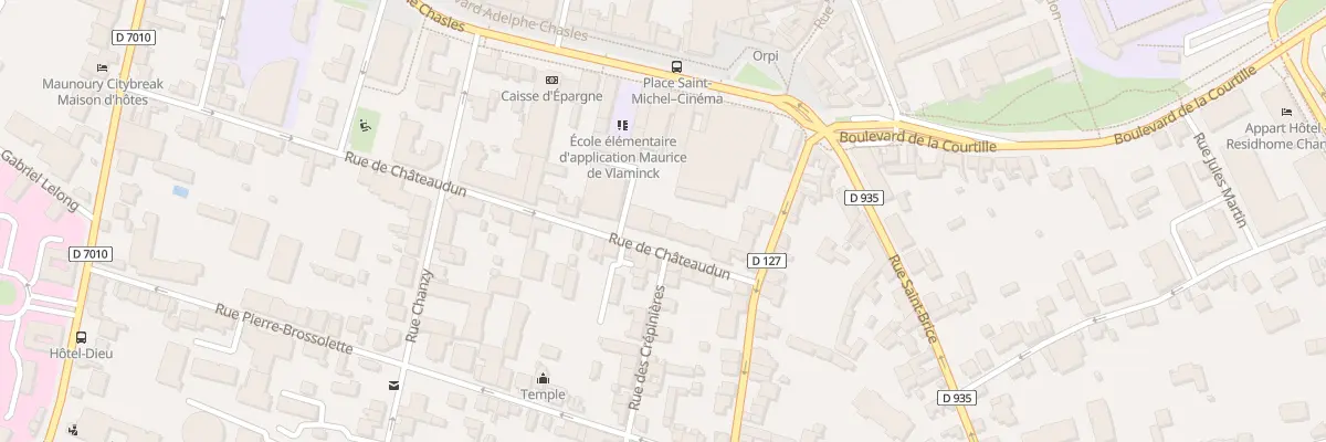 Plan du 6B Rue de Chateaudun à Chartres
