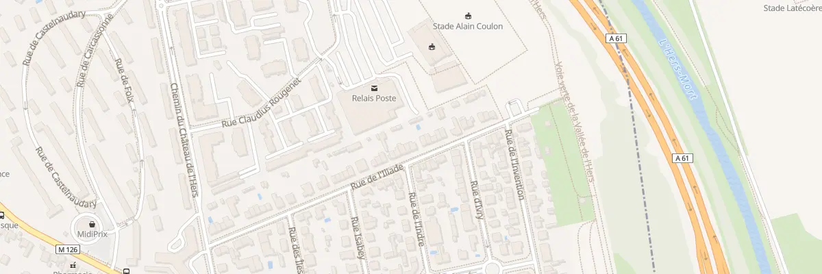 Plan du 59 Rue de l’Iliade à Toulouse