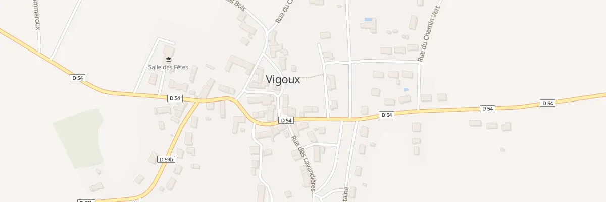 Plan du 2 Rue du Huit Mai 1945 à Vigoux