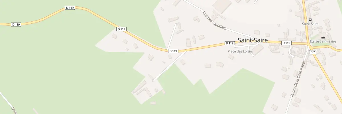 Plan du 341 Rte de la Croix des Mazis à Saint-Saire