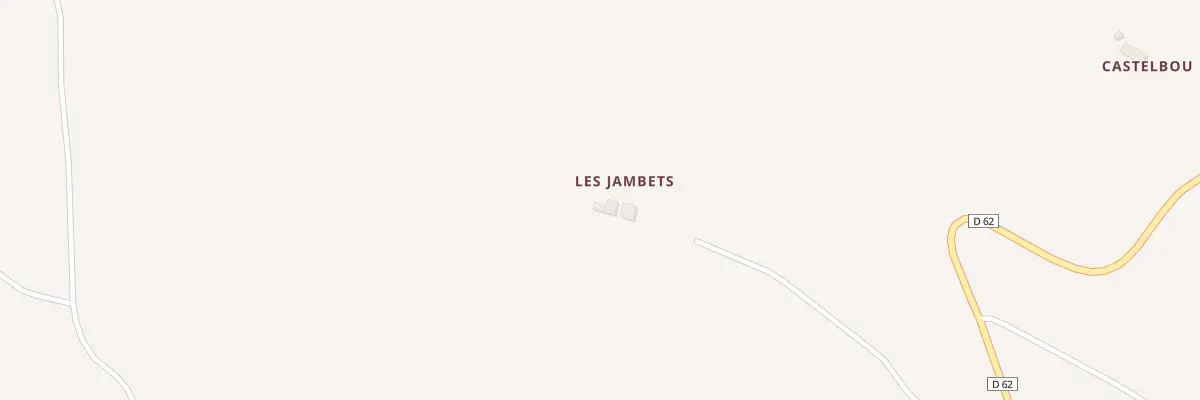 Plan du 23 Les Jambets à Justiniac