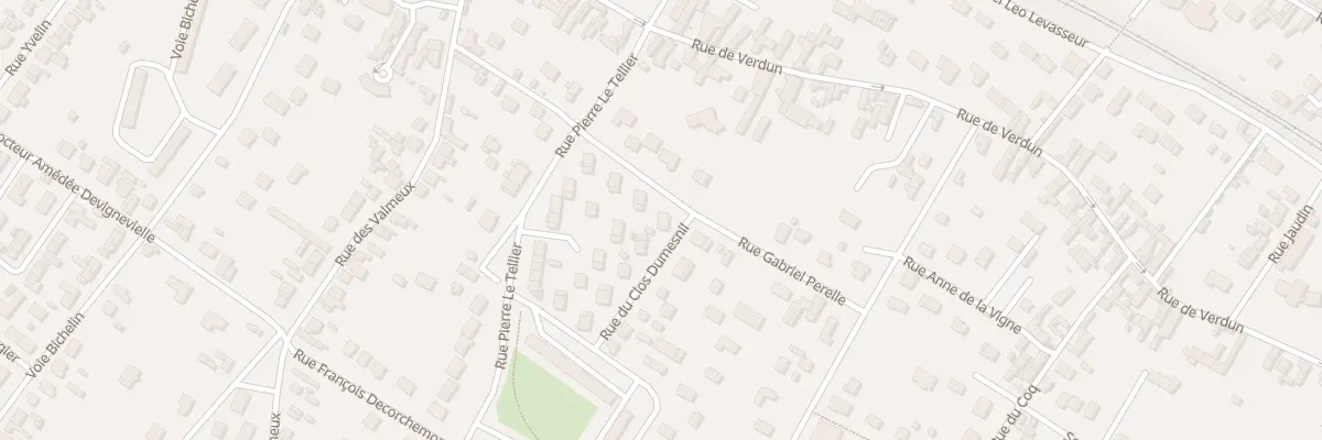 Plan du 2 Rue du Clos Dumesnil à Vernon