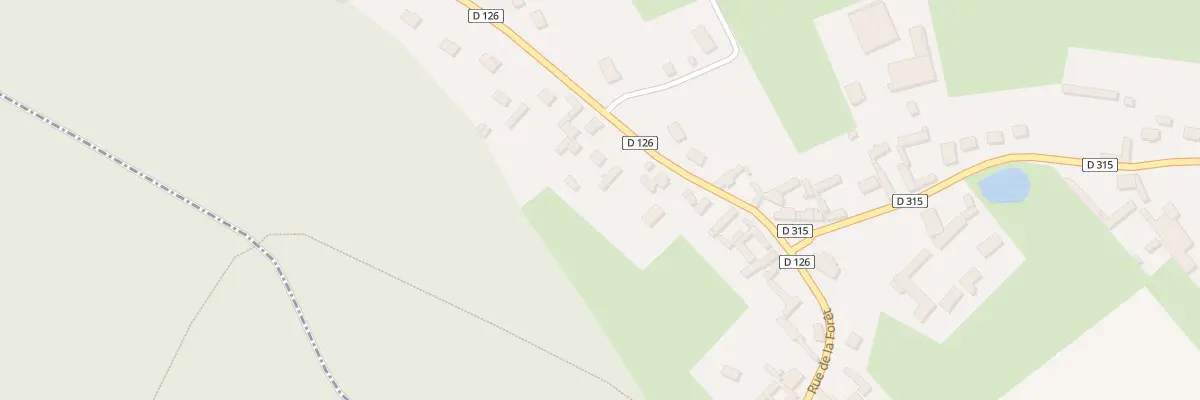 Plan du 20 Rte de la Foret à Millebosc
