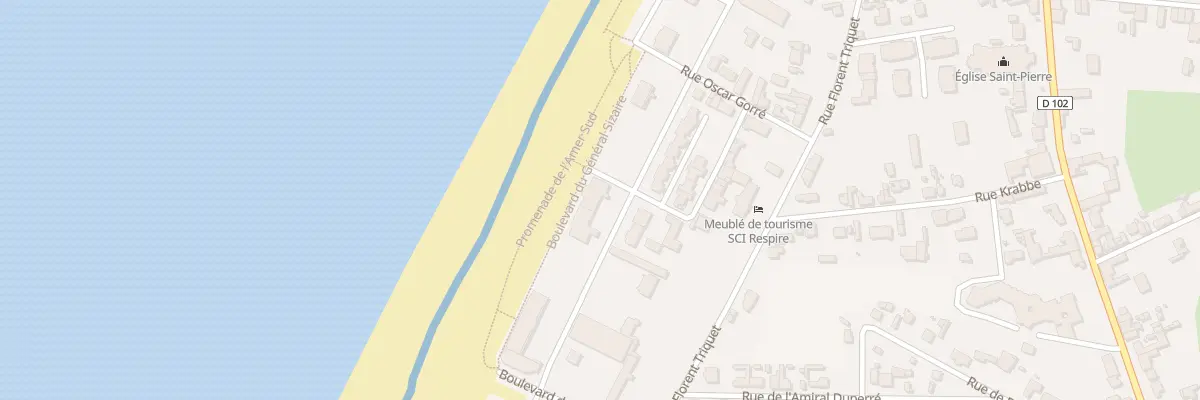 Plan du 750 Rue du Maréchal Joffre à Cayeux-sur-Mer