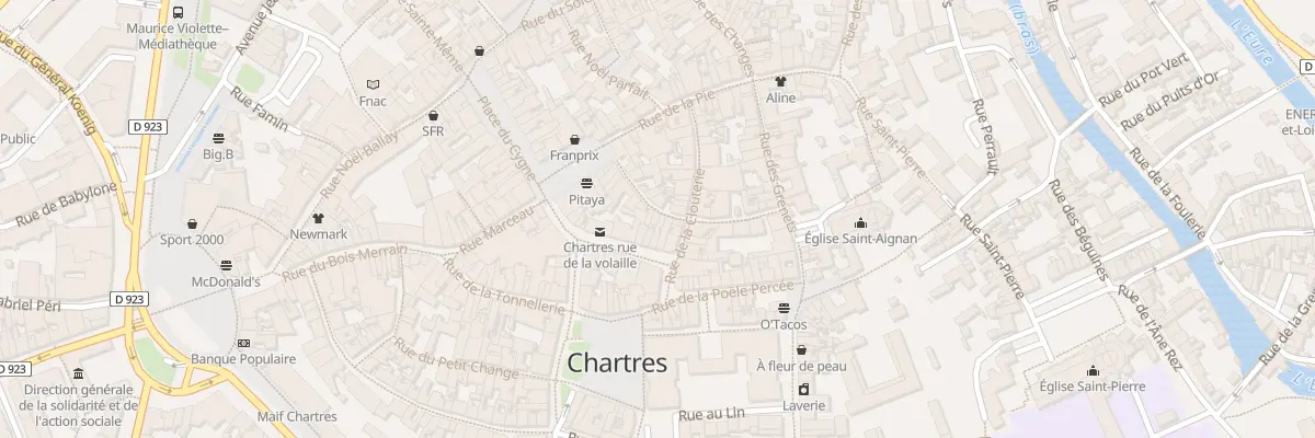 Plan du 7 Rue de l’Epervier à Chartres