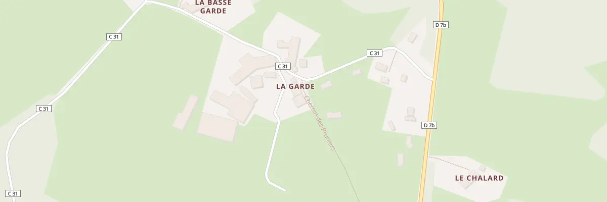 Plan du 13 Haute Garde à Eybouleuf