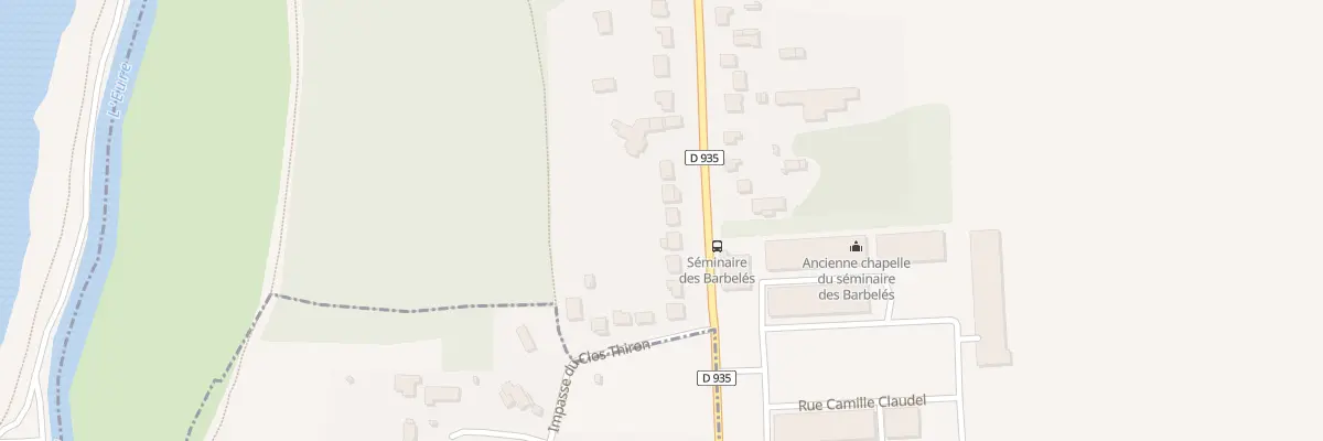 Plan du 37 Rue des Bellangeres au Coudray