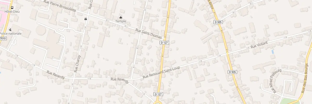 Plan du 22 Rue des Vieux Capucins à Chartres