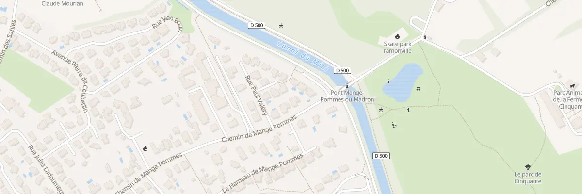 Plan du 8 Rue Paul Valery à Ramonville-Saint-Agne