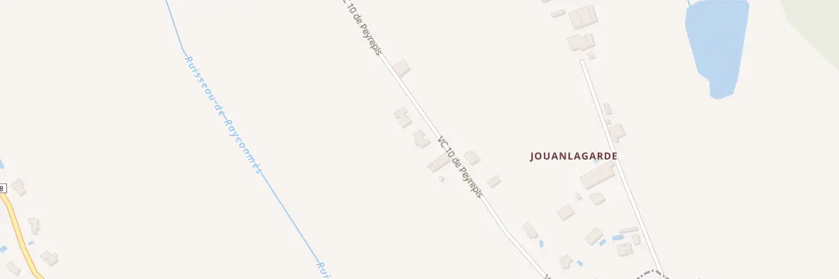 Plan du 10 Peyrepis à Génébrières