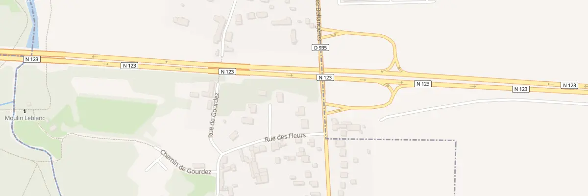 Plan du 10 Rue des Fleurs à Morancez