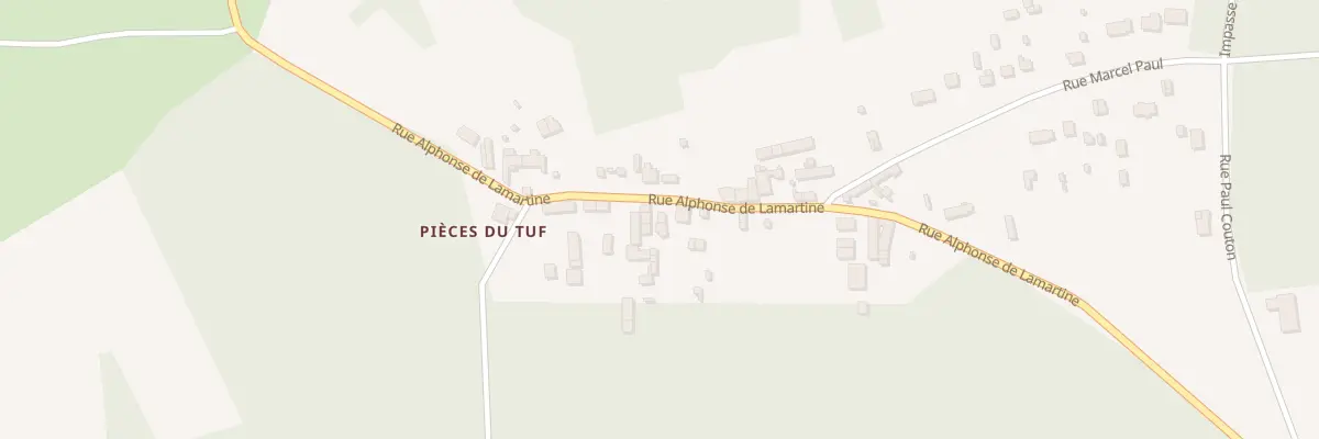 Plan du 531 Rue Alphonse de Lamartine à Meusnes