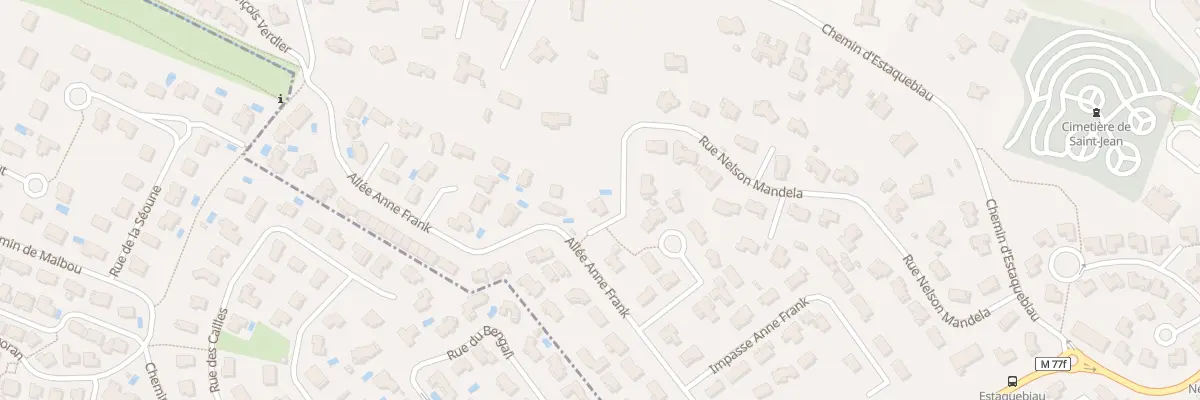 Plan du 36 Rue Nelson Mandela à Saint-Jean