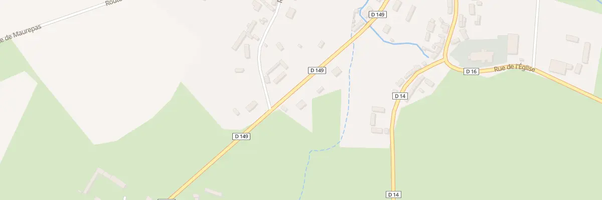 Plan du 5264 Le Hamel à Grandcourt