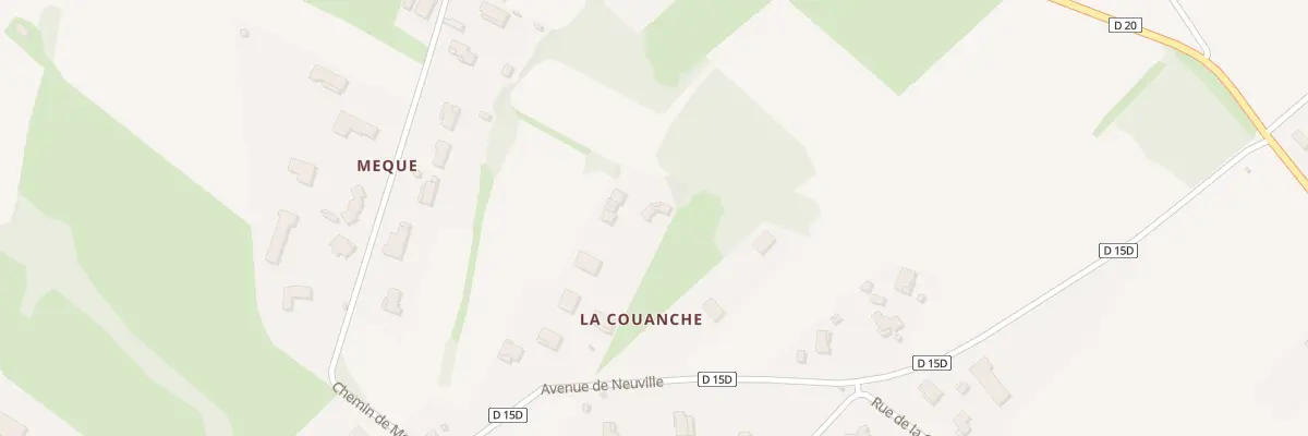 Plan du 13B Av de Neuville à Montberon
