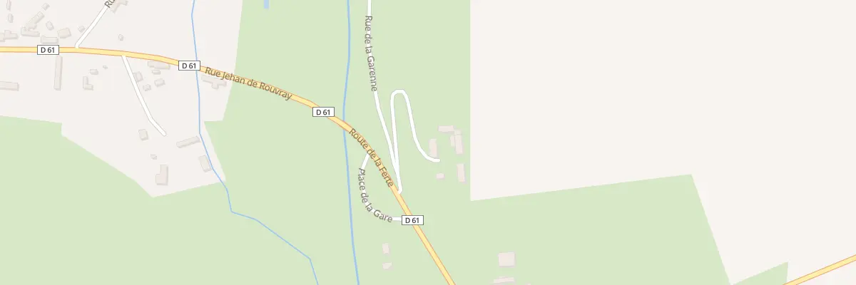 Plan du 32 Rue de la Garenne à Rouvray-Catillon
