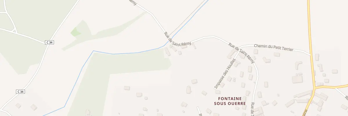 Plan du 19 Rue de Saint Rémy à Ouerre