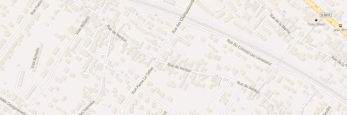 Plan du 92D Rue de Verdun à Vernon