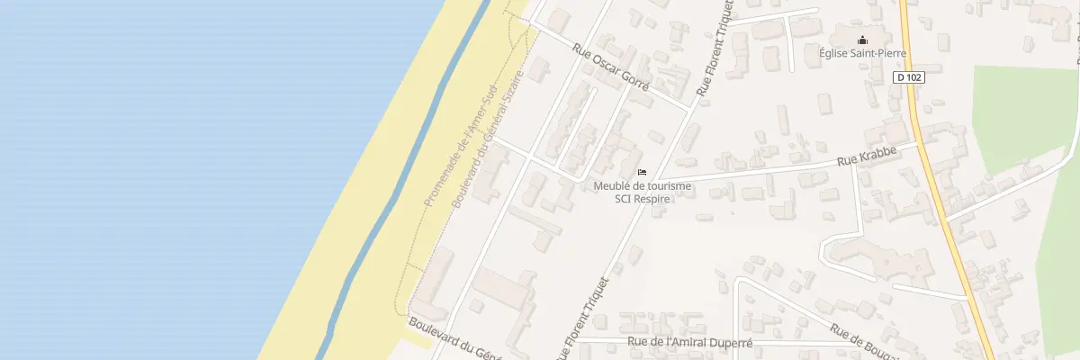 Plan du 107 Rue du Maréchal Joffre à Cayeux-sur-Mer