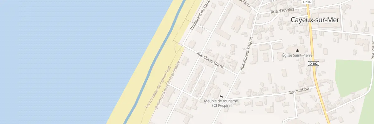 Plan du 666 Rue du Maréchal Joffre à Cayeux-sur-Mer