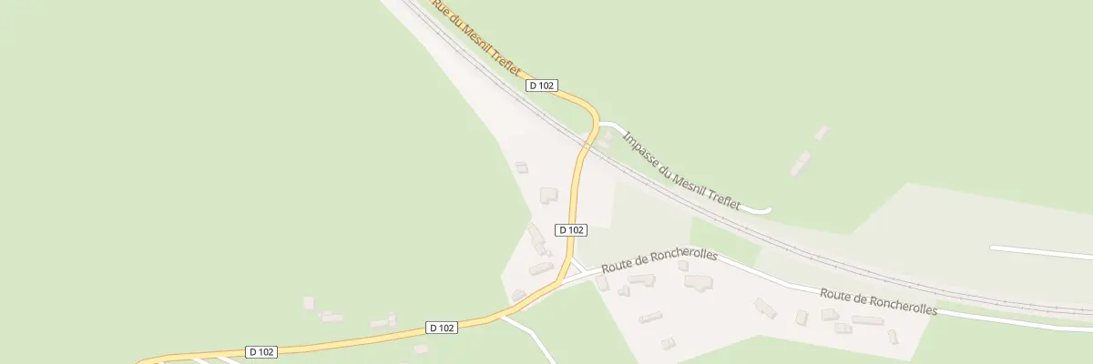 Plan du 1302 Rue du Mesnil Tréflet à Roncherolles-en-Bray