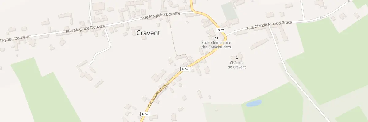 Plan du 17 Rue André Mojard à Cravent