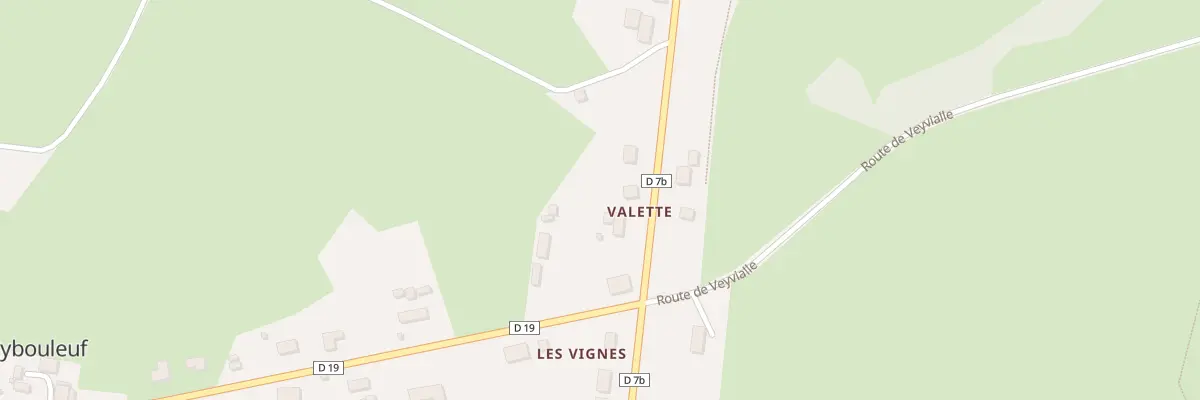 Plan du 3 Rue de Saint Léonard de Noblat à Eybouleuf
