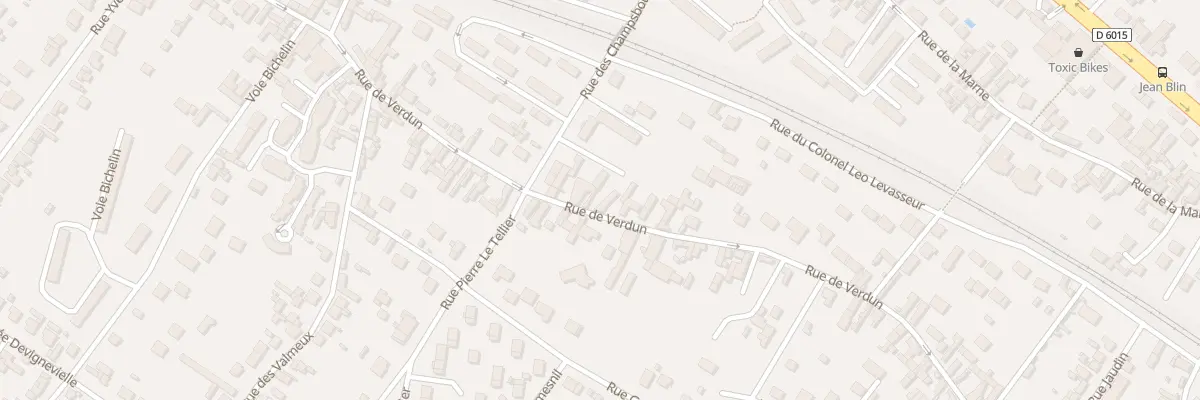 Plan du 90 Rue de Verdun à Vernon