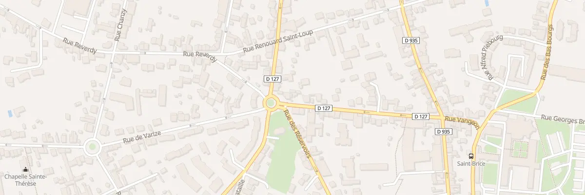 Plan du 18 Rue de Reverdy à Chartres