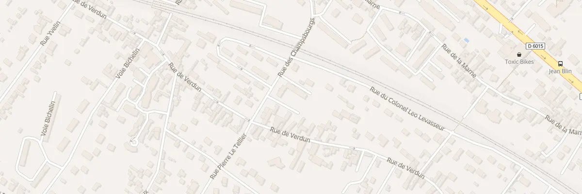 Plan du 33 Rue des Champs Bourgs à Vernon