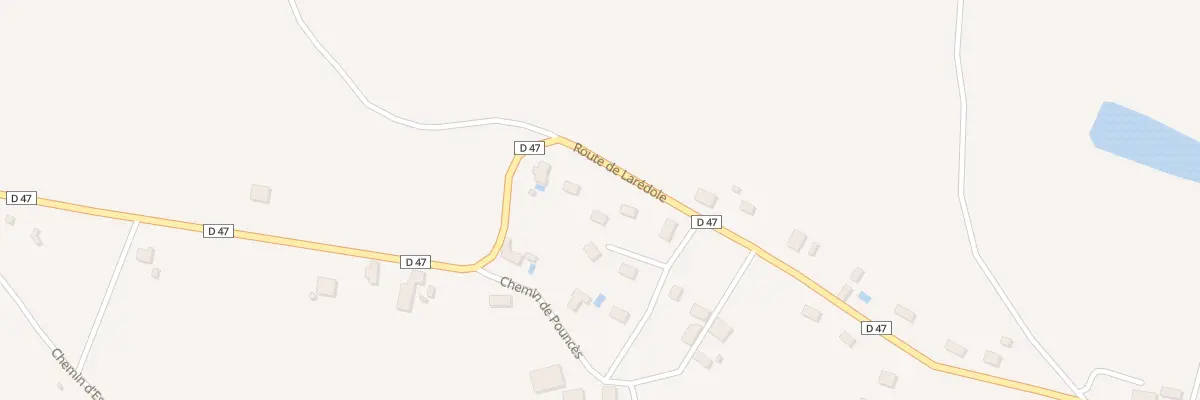 Plan du 553 Rte de Larédole à Fontanes