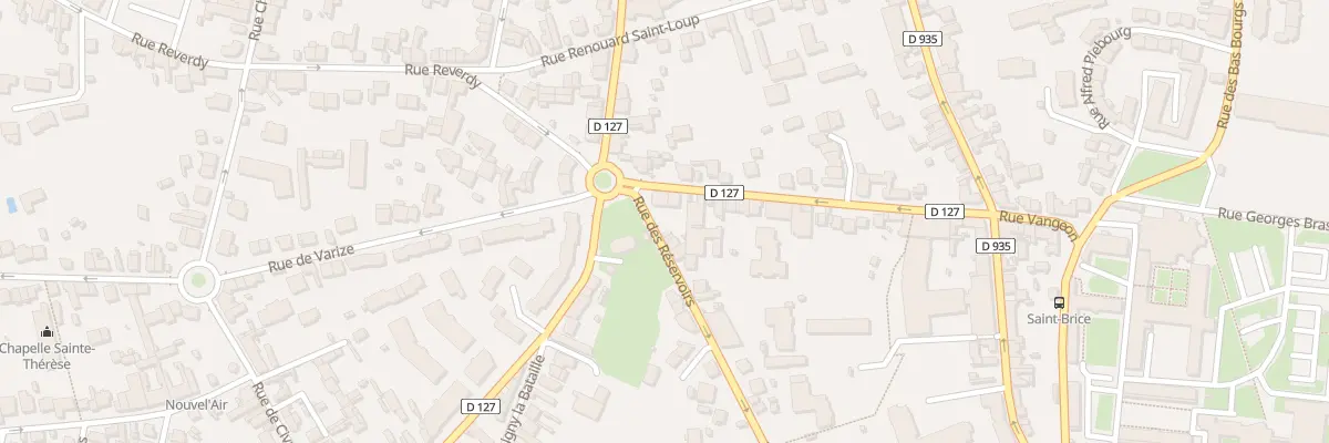 Plan du 31 Rue de Reverdy à Chartres