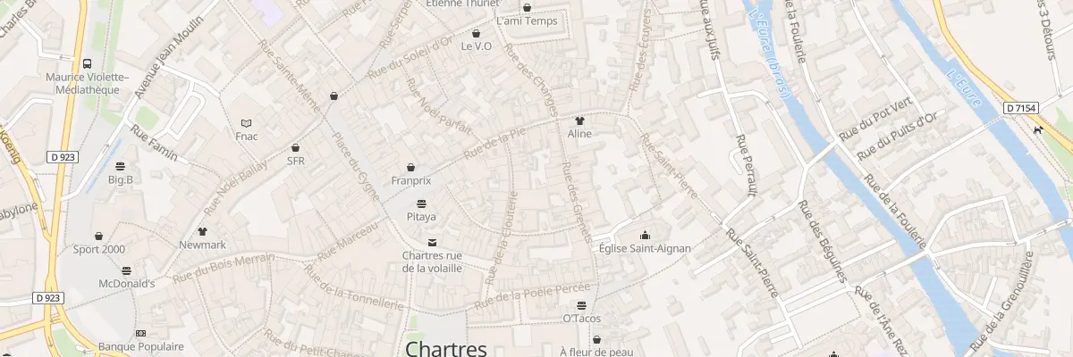 Plan du 19 Rue des Grenets à Chartres