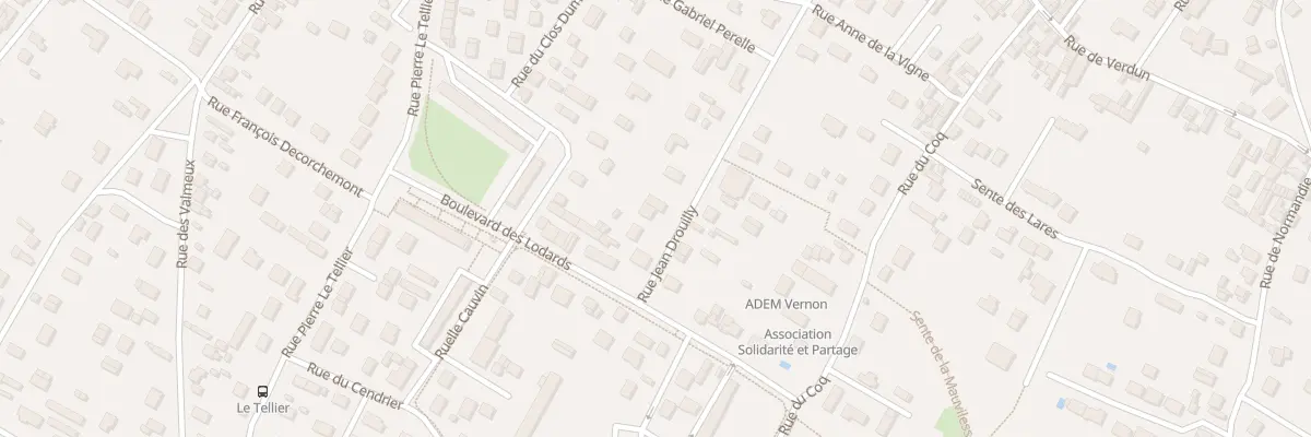 Plan du 26 Rue Jean Drouilly à Vernon