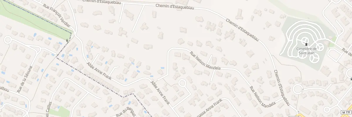 Plan du 31 Rue Nelson Mandela à Saint-Jean