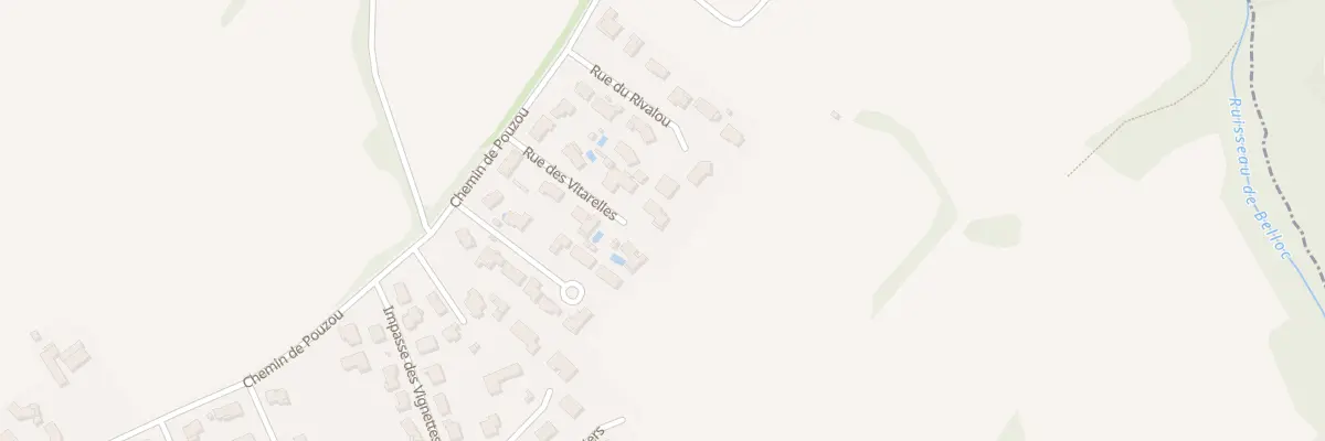 Plan du 6 Rue des Vitarelles à Saint-Loup-Cammas
